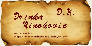 Drinka Minoković vizit kartica